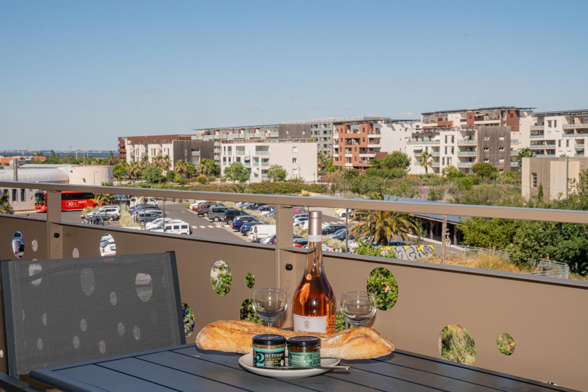 Sete Apt 2Pers, Terrasse Et Parking公寓 外观 照片